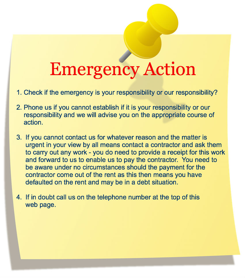 Emergency action