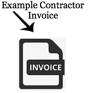 Example Contractor invoice